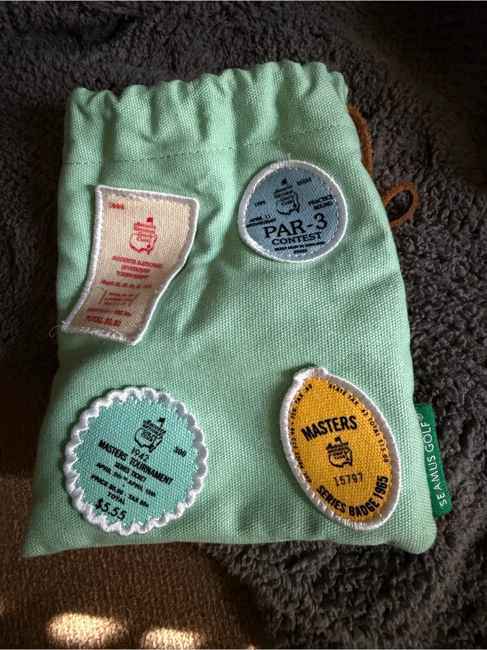 Masters 2026 - Seamus Golf Valuables Pouch
